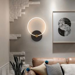 Modern LED Wall Lamp Light Sconce for Bedside Corridor stairs Bedroom Living Room Nordic Simple Home Decorative Indoor Lighting