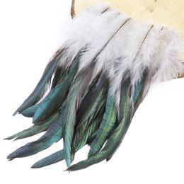 50Pcs/Lot Natural Color Rooster Feathers 6-8 Inch/15-20 CM Pheasant Chicken Feather for Crafts Jewelry Earring Making Plumes