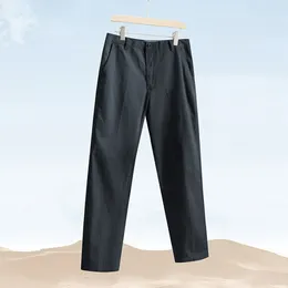 Men's Pants Straight Leg Loose Oversized Suit Thin Casual Wide Trousers Summer Pant For Male Comfy Ropa Hombre