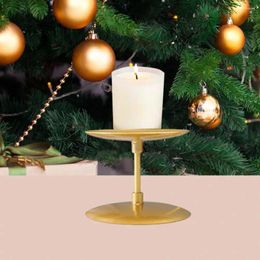 Candle Holders Festive Holder Simple Elegant Metal Candlestick Set For Christmas Home Decoration