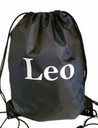 persalised School PE Bag Child's Drawstring Bag Swimming Bag Kit Custom Name Gifts for Birthday Wedding Party 887T#