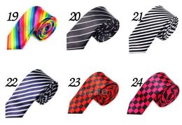 Men's Colours 145*5cm Necktie Printing For Father's Tie Business 43 Neck Day Stripe Christmas Occupational Gift Gmodv