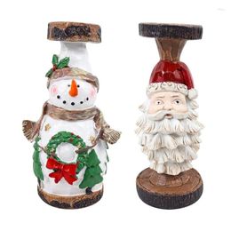Candle Holders YYSD Festive Set For Christmas Table Centerpiece Pack Of 2