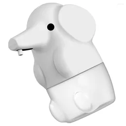 Liquid Soap Dispenser Cute Elephant USB Charging Bathroom Foam Indoor Container Adorable Supply White Child