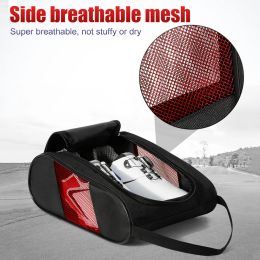 Bags Portable Golf Shoe Holder Bag Lightweight Breathable Zipper Nylon Golf Shoes Bag Carrier Pouch Holders Sports Case Accessories