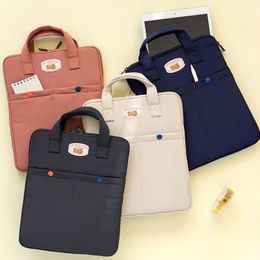 Ins Simple Tablet Computer Laptop Case For Macbook Air M2 13.6 Pro14 Ipad Pro11 Xiaomi Lenovo13.3Inch Portable Sleeve Pouch Bag