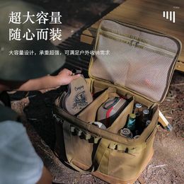 Storage Bags Outdoor Camping Tactical Bag Picnic Sundries Cooker Stove Cutlery Kit Box