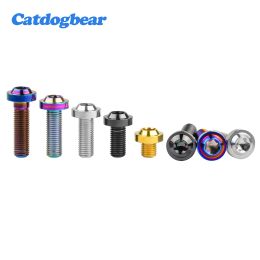 Catdogbear Titanium Bolt M10x10-60mm Pitch 1.25/1.5mm T50 Torx Plum Head Screws for Motorcycle Car Accessories