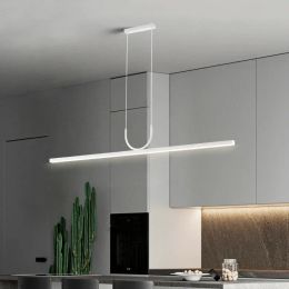 Modern Simple LED Ceiling Chandeliers for Table Dining Room Kitchen Island Chic Pendant Lamp Home Decor Hanging Lighting Fixture
