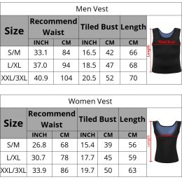 Men Neoprene Sweat Sauna Vest Waist Trainer Slimming Body Shapers Vest Shapewear Corset Gym Underwear Women Fat Burn Tank Top