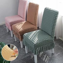 Chair Covers Modern Minimalist Cover Stretch Bubble Yarn Removable Washable Elasticity Stretchable Protector