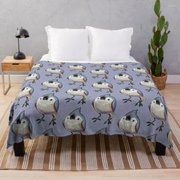 Blankets Tufted Titmouse Throw Blanket Baby Quilt Bed Linens