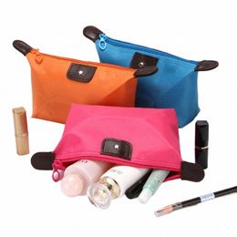 portable Cosmetic Bag For Women Colourful Waterproof New Travel Dumpling Storage Bags Mini Cute Toiletry Makeup Tote Bags Purses z2Mu#