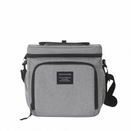 denuoniss New Waterproof Beer Cooler Bag Oxford Insulati Refrigerati Bag Ice Bag Leakproof Square Cooler Sac Isot W4X8#