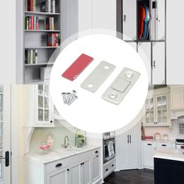 Strong Magnetic Cabinet Catches Anti-Rust Magnet Door Stops Hidden Door Closer With Screw Closet Home Furniture Hardware Tool