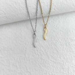 Pendant Necklaces Necklace For Men Adjustable Chains Gold Colour Horn Personality Simple Unisex Jewellery Party Gifts