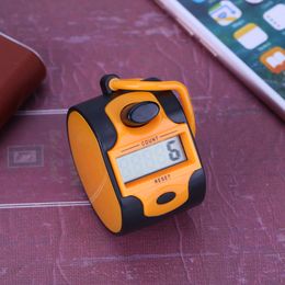 5 Digit Number Tally Counter Clicker LCD Display 1.5V Electronic Counter Training Aids Portable with Finger Ring