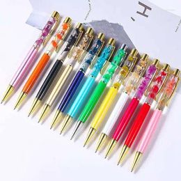 Party Favour Creative Dried Flower Crystal Ball Pen Gift