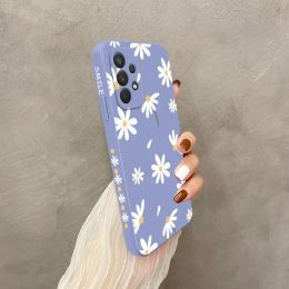 Plain Daisies Phone Case For Samsung Galaxy S23 S22 S21 S20 Ultra Plus FE S10 S9 S10E Note 20 ultra 10 9 Plus Cover