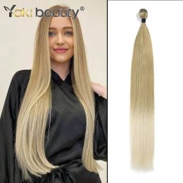 Weave Weave Synthetic Colorful Straight Hair Bundles with Weft Bio Hair 2030'' Long Organic Straight Weave Hair 120grams/Bundle