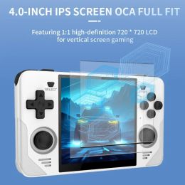 POWKIDDY RGB30 Handheld Game Console Retro Pocket 4 Inch Ips Screen Built-in WIFI RK3566 Open-Source Children's Gifts PSP Games