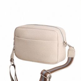 wide shoulder strap small bag women summer fi trend pu shoulder bag lychee cross-body bag foreign trade female d8tv#