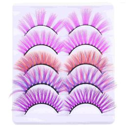 False Eyelashes 10 Pcs Dreses Supplies Faux Dense Women Imitation Makeup Miss Fake