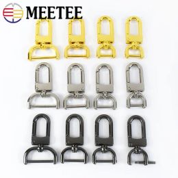 Meetee 5/10Pcs 13-26mm Metal Removable Screw Buckle Lobster Clasps Bag Connector Hook Snap DIY Hardware Replacement Accessories