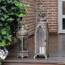 Candle Holders Oil Burner Vintage Nordic House Metal Wax Candelabros Home Decoration Accessories LQQ35XP