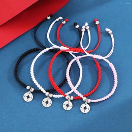 Charm Bracelets 1 Pcs Fashion Hand-woven Compass Pendant Bracelet Suitable For Daily Wear