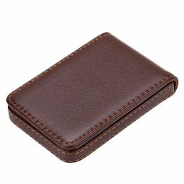 busin RFID Credit Card Holder Cowhide Minimalist Women Travel Card Bag Men Small Wallet card holder luxury 63gp#