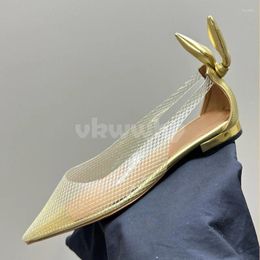 Sandals Summer 2024 Style Lady Sandal Unique Hollow Design Ears Decoration Female Shoes Elegant Fashion