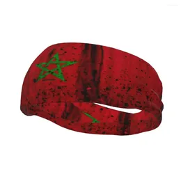 Berets Moroccan Proud Morocco Flag Sports Sweatbands For Tennis Quick Drying Headband Men Women