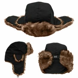 Winter Bomber Hat Russian Cap Men Women Thick Warm Winter Hat Windproof Trapper Earflap Cap Male Female Fur Russian Hats