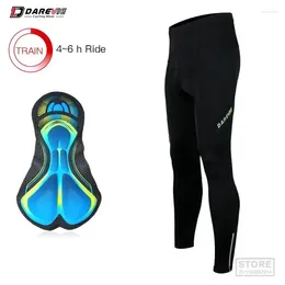 Racing Pants DAREVIE Cycling 3D Gel Pad Breathable Men Long With Leg Zipper 6 Hours High Quality MTB Road Biking