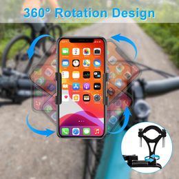 RYRA Aluminium Alloy Bicycle Phone Holder Handlebar Motorcycle Mount Anti-slip Bike Support Metal Holder For All Smartphone Stand