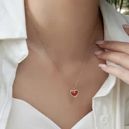 Pendant Necklaces Carnelian Dainty Heart Necklace Jewellery Cute Gift For Her Women