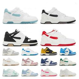 Out of Office Low Top Offs Basketballschuhe Weiße Laufschuhe Herren Damen Schuhe Luxus Modedesigner Hellblau Outdoor Sneaker 36-45