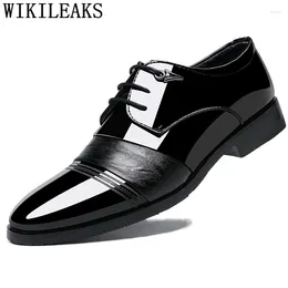 Dress Shoes Men Office Classic Formal Italian Oxford Black Wedding Coiffeur Zapatillas De Hombre Ayakkabi