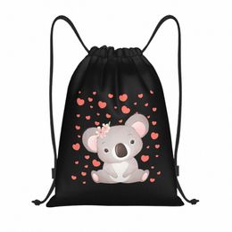 koala Valentine's Day Red Heart's For Koala Lover Drawstring Bags Gym Bag Hot Lightweight d7lW#