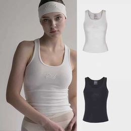 Badflood Tank Female Letter Embroidery Casual Slim Fit Sexy Underlay Spicy Girl American Sling Trendy