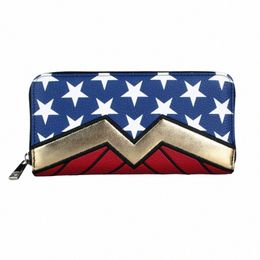 niche Design Lg Wallet Novelty Large Capacity Coin Purse Zipper Around Coin Purse m6eO#