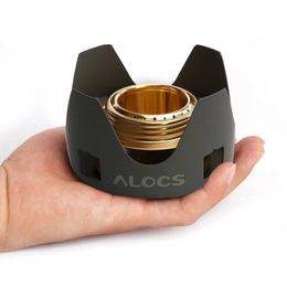 Alocs Ultralight Portable Alcohol Stove for Camping Outdoor Cooking 240327