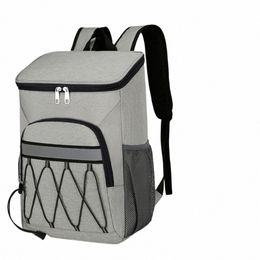thermal Backpack Waterproof Thickened Cooler Bag 20L Large Insulated Food Grade Family School Picnic Refrigerator Insulated Bag B0Yx#