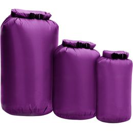 Waterproof 3PCS Dry Bag Pack Sack Swimming Rafting Kayaking River Trekking Floating Sailing Canoing Boating Water Resistance