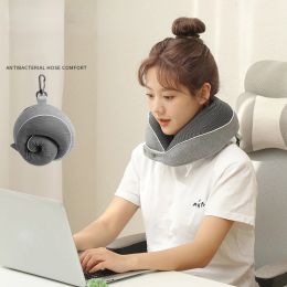 Control Xiaomi Mijia U Shaped Memory Neck Pillows Soft Travel Pillow Massage Neck Pillow Sleeping Airplane Pillow Cervical Healthcare