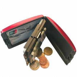 coin Purses Men's Wallet Rigid Credit Card Case Anti RFID Scanning Protector for Unisex Bank Card Holder Metal Wallet z9qv#