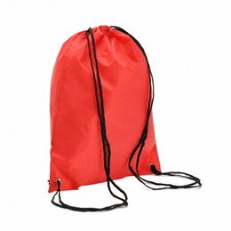 portable Drawstring Bag Oxford Students Backpack Waterproof Sports Riding Backpack Gym Drawstring Shoes Clothes Organiser Pack E8yi#