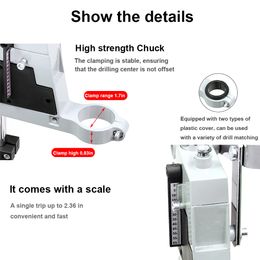 Bench Drill Holder Single-Head Bench Drilling Machine Chuck Multifunctional Aluminium Alloy Power Grinder Accessories
