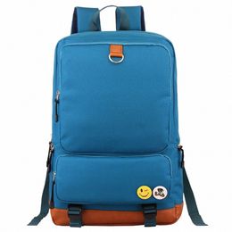 new Boys Girl Kids Book School Bags Women Fr Laptop Travel Backpack Canvas Men Bagpack Schoolbags 01g2#